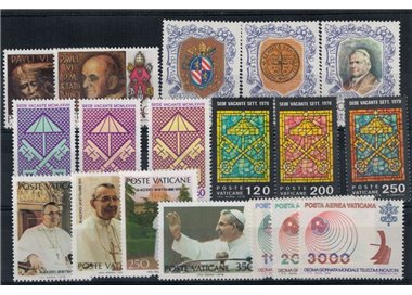VATICANO 1978 Annata Completa 18v MNH**