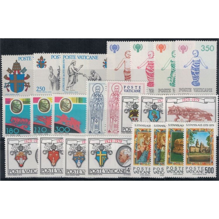VATICAN 1979 Complete Year 23v MNH**
