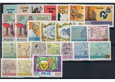 VATICANO 1981 Annata Completa 24v MNH**