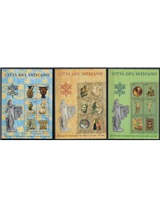 VATICAN 1983 Vatican Art Collections in the USA 3 s/s MNH**