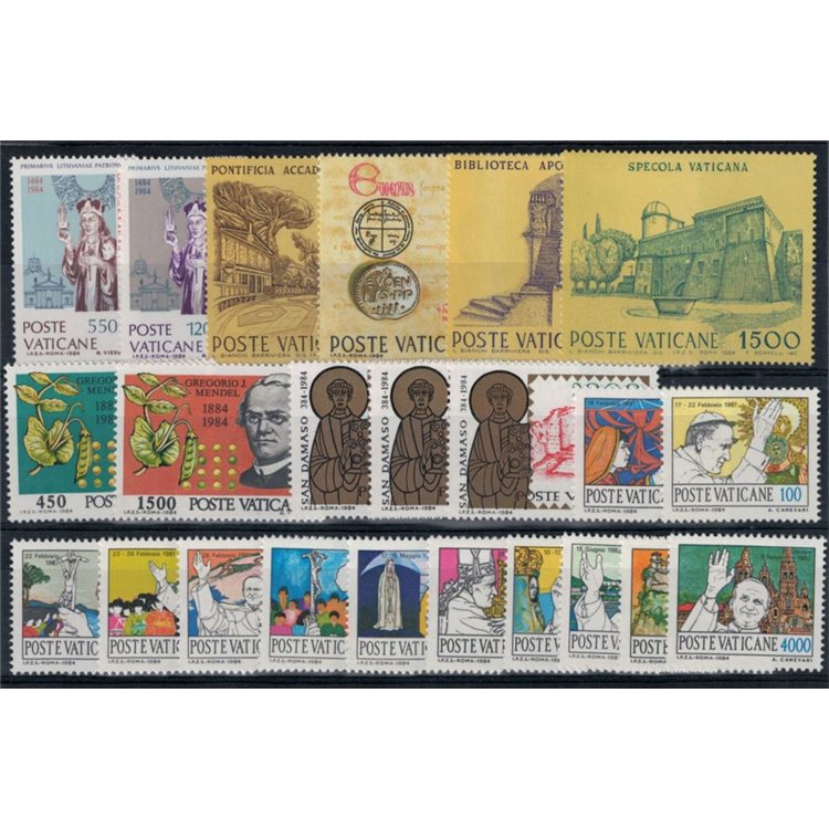 VATICANO 1984 Annata Completa 23v MNH**