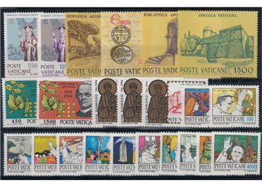 VATICAN 1984 Complete Year 23v MNH**