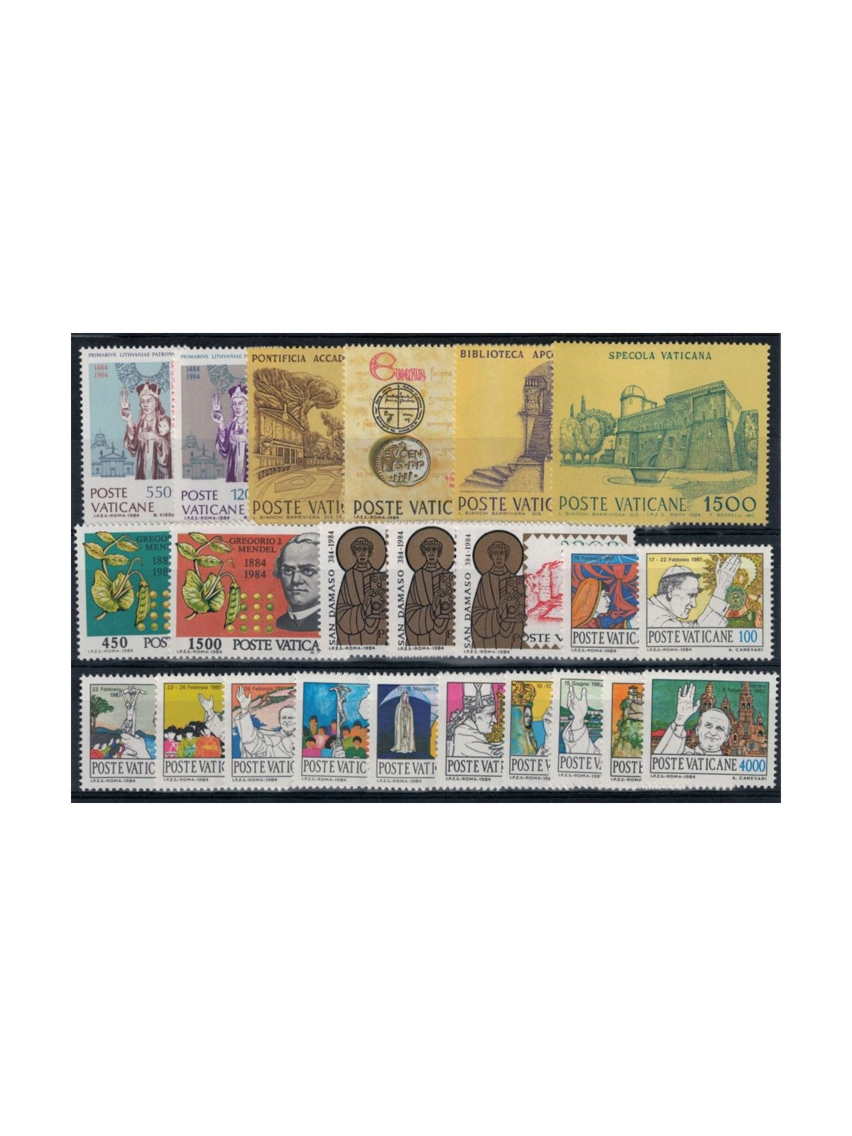 VATICAN 1984 Complete Year 23v MNH**