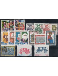 VATICAN 1985 Complete Year Set 16v + 1 s/s MNH**
