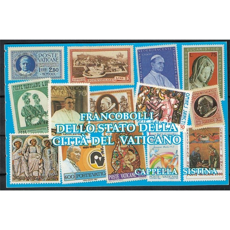VATICANO 1991 Restauro della Cappella sistina LB MNH**