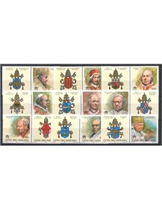 VATICAN 2000 Popes and Holy Years 9v MNH**