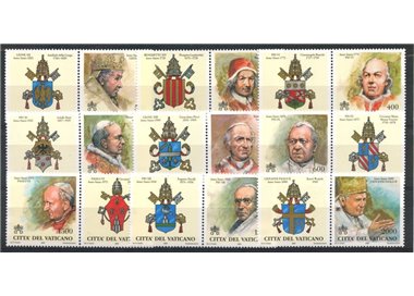 VATICANO 2000 I Papi e gli Anni Santi 9v MNH**