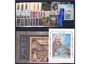 VATICAN 1999 Complete Year 39v + 3 s/s MNH**