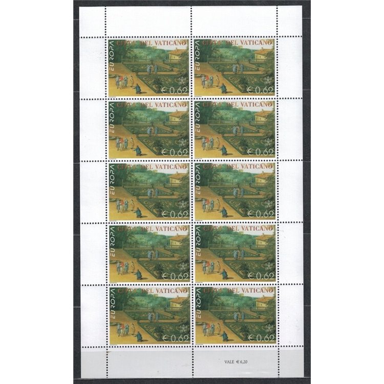 VATICANO 2004 Europa 2 MF MNH**