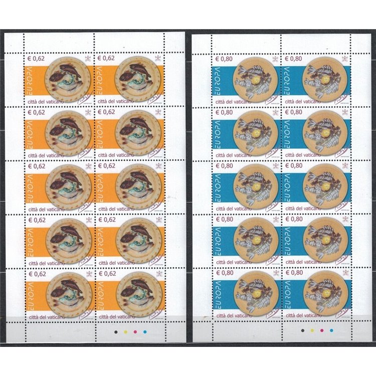 VATICANO 2005 Europa 2 MF MNH**
