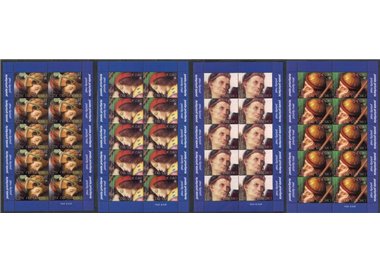 VATICANO 2005 Il Perugino del Papa 4 MF MNH**