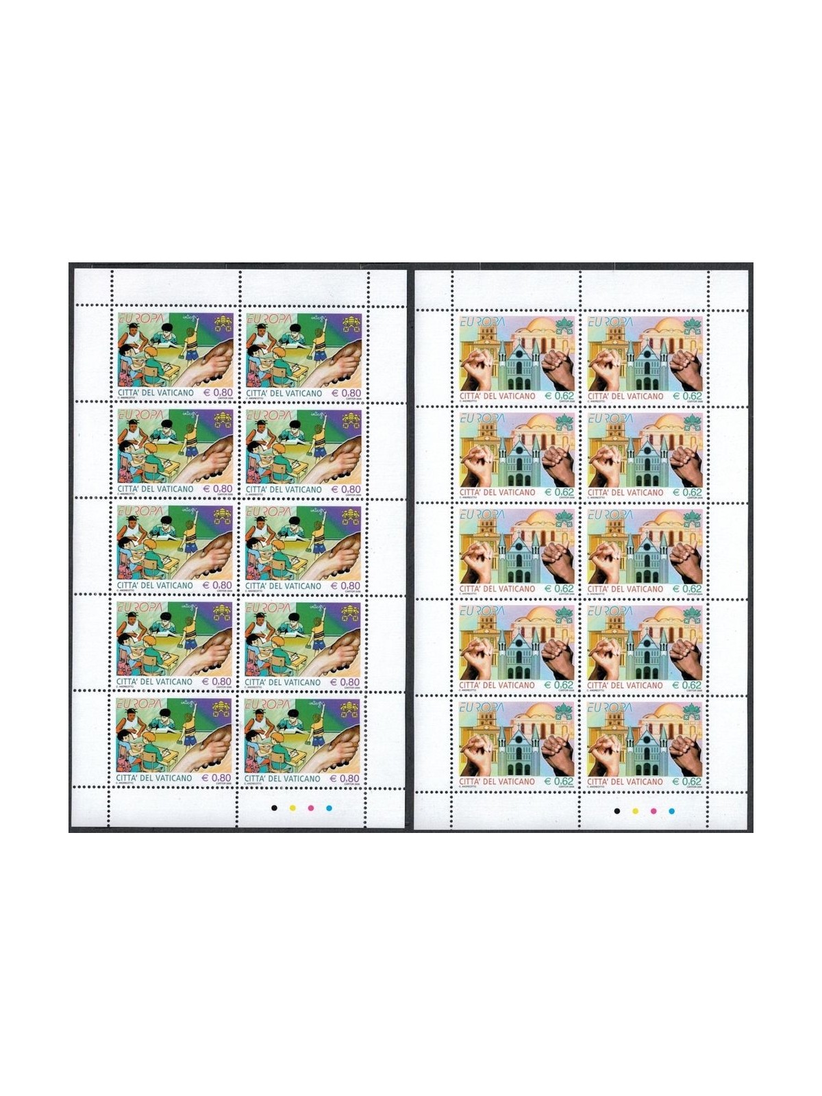 VATICANO 2006 Europa 2 MF MNH**