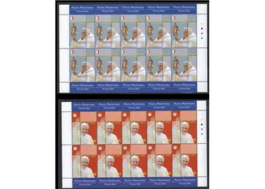 VATICANO 2006 Viaggi di Benedetto XVI 2 MF MNH**