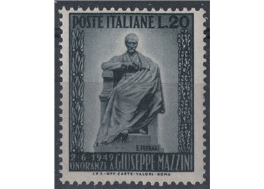 ITALIA 1949 Giuseppe Mazzini MNH**