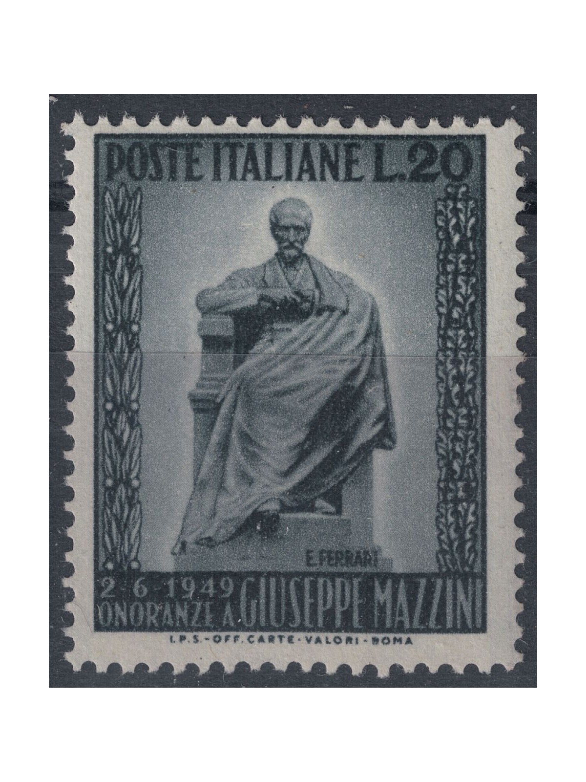 ITALIA 1949 Giuseppe Mazzini MNH**