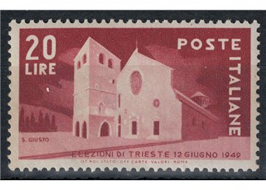 ITALY 1949 Trieste Elections MNH**