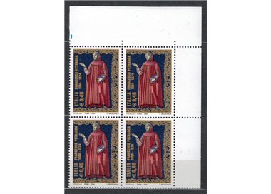 ITALY 2004 Francesco Petrarca in block of four Mint Condition**