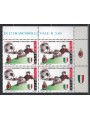 ITALIA 2004 Milan campione d'Italia in quartina MNH**