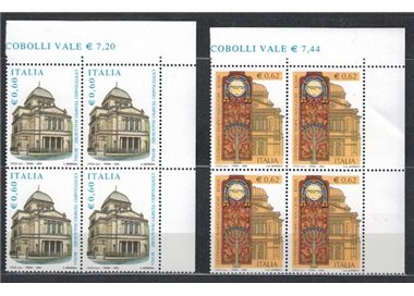 ITALY 2004 Great Synagogue in a set of four 2v MNH**