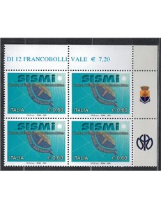 ITALIA 2004 Sismi in quartina MNH**