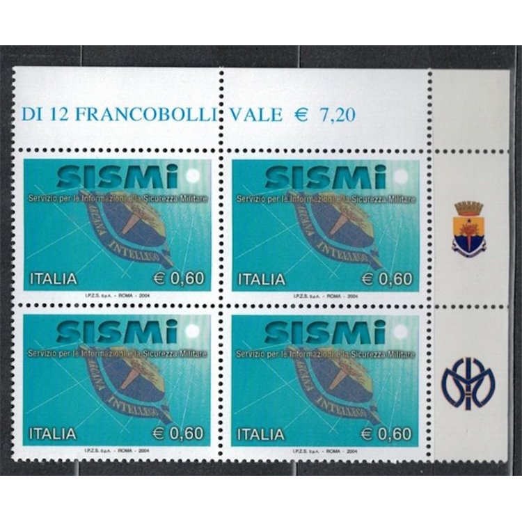 ITALY 2004 Earthquakes in a block of four MNH**