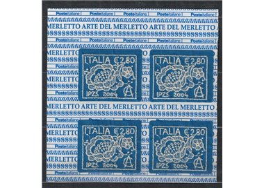 ITALY 2004 Lace industry in a block of four MNH**