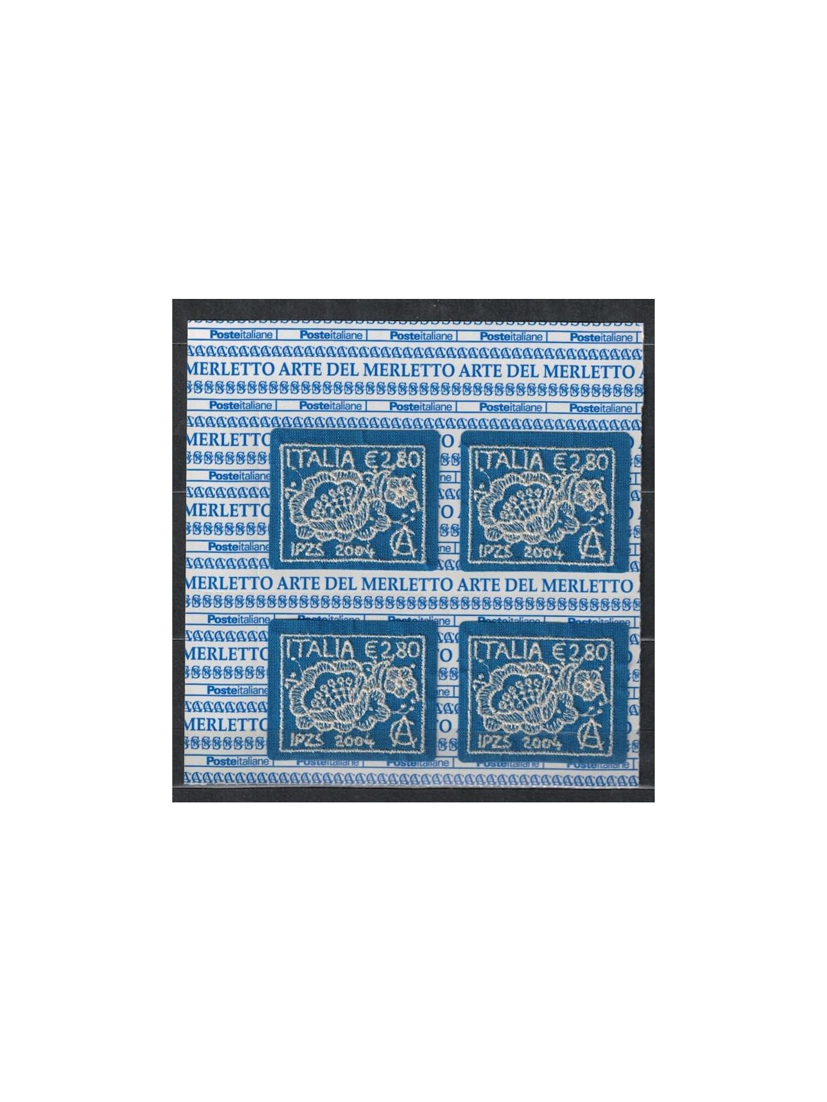 ITALY 2004 Lace industry in a block of four MNH**