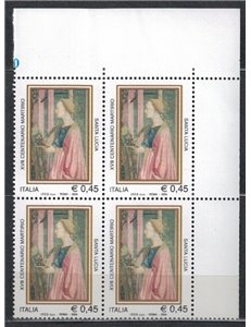 ITALY 2004 Martyrdom of Saint Lucy in block of four MNH**
