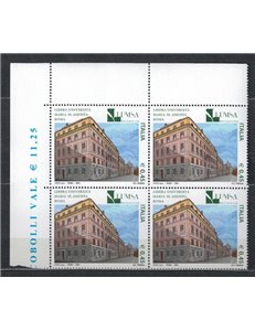 ITALY 2004 Lumsa University in block of four MNH**