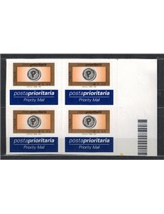 ITALY 2004 Priority mail € 0.60 B in block of four MNH**
