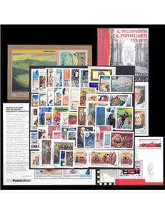ITALY 2001 Complete Year 50v + 3 s/s + 1 FB MNH**
