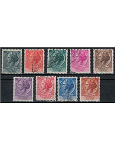 ITALY 1953 Siracusana 9v used