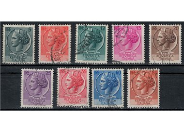 ITALIA 1953 Siracusana 9v us