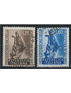 ITALY 1953 Agricultural Exhibition 2v used