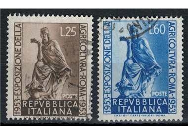 ITALY 1953 Agricultural Exhibition 2v used