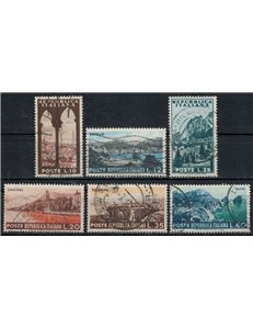 ITALIA 1953 Propaganda turistica 6v us