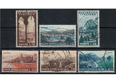 ITALIA 1953 Propaganda turistica 6v us