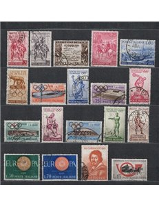 ITALY 1960 Complete Year 19v used