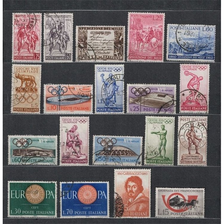 ITALIA 1960 Annata Completa 19v us