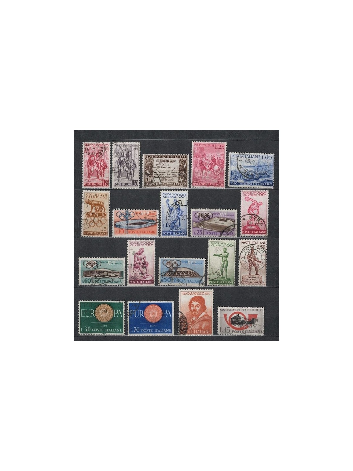 ITALY 1960 Complete Year 19v used