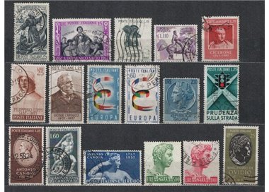 ITALIA 1957 Annata Completa 17v us