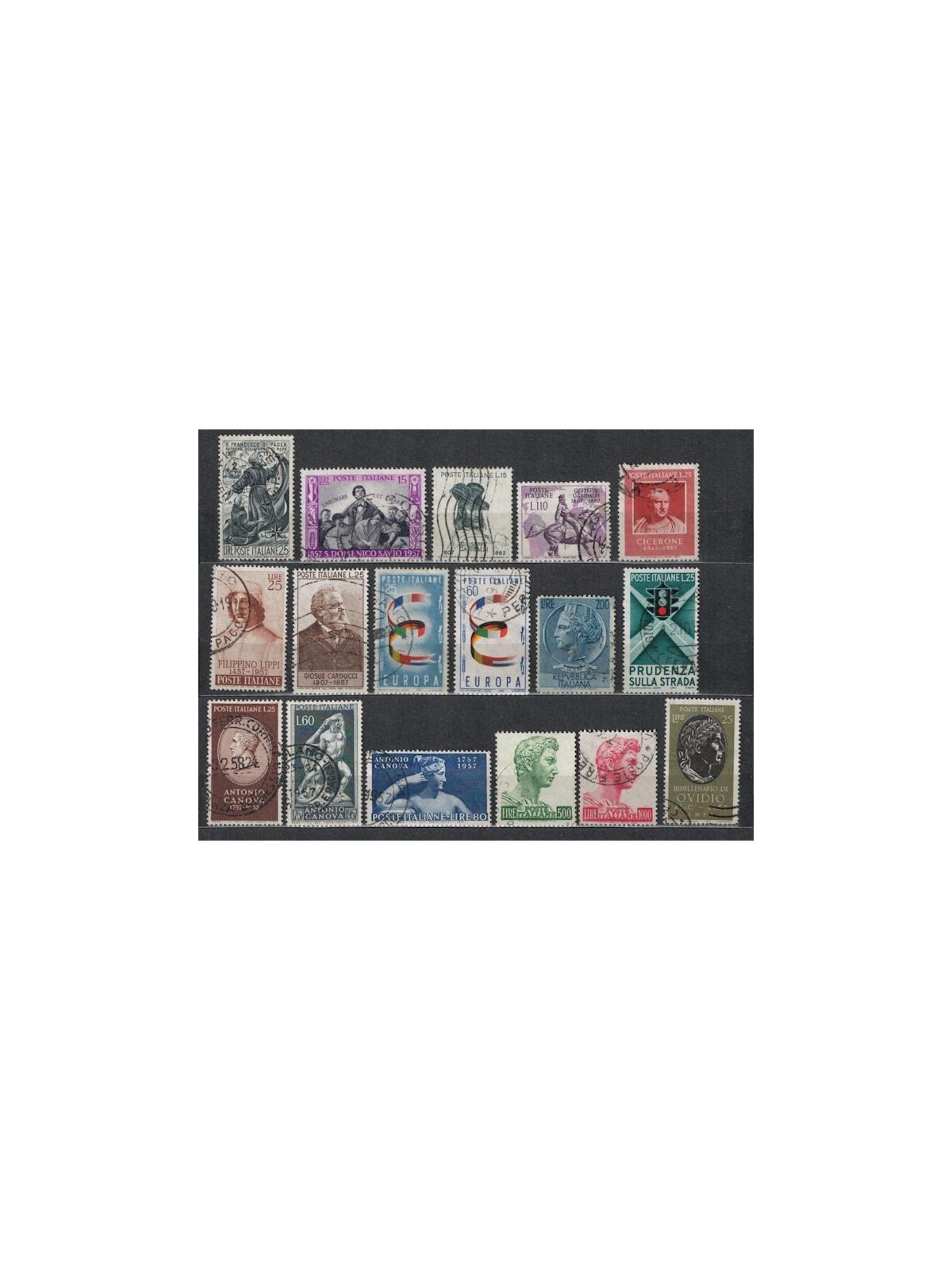 ITALIA 1957 Annata Completa 17v us