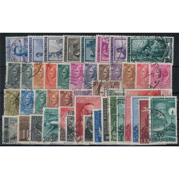 ITALIA 1955 Annata Completa 45v us