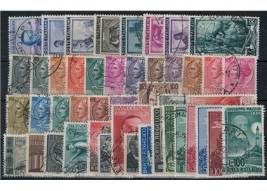 ITALY 1955 Complete Year 45v used