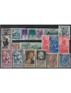 ITALY 1954 Complete Year 20v used
