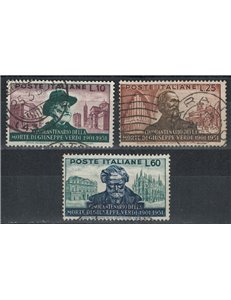 ITALIA 1951 Giuseppe Verdi 3v us
