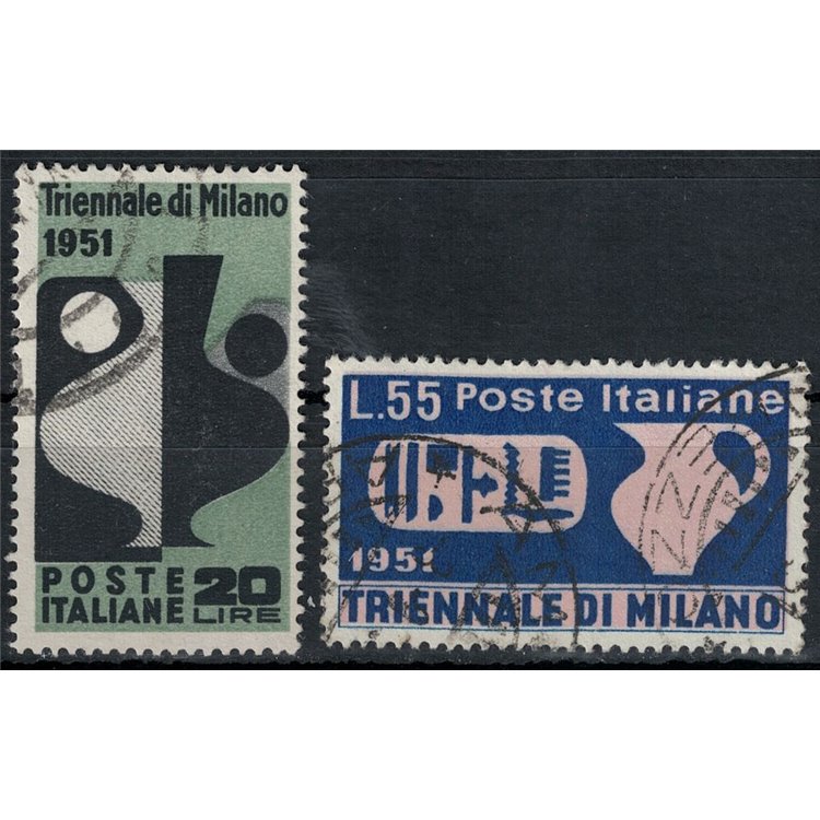 ITALIA 1951 Triennale di Milano 2v us
