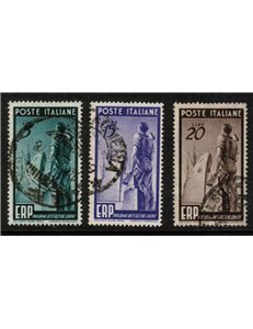 ITALY 1949 ERP, European Reconstruction Programme 3v used