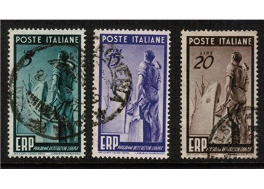 ITALIA 1949 ERP, Programma di ricostruzione europea 3v us