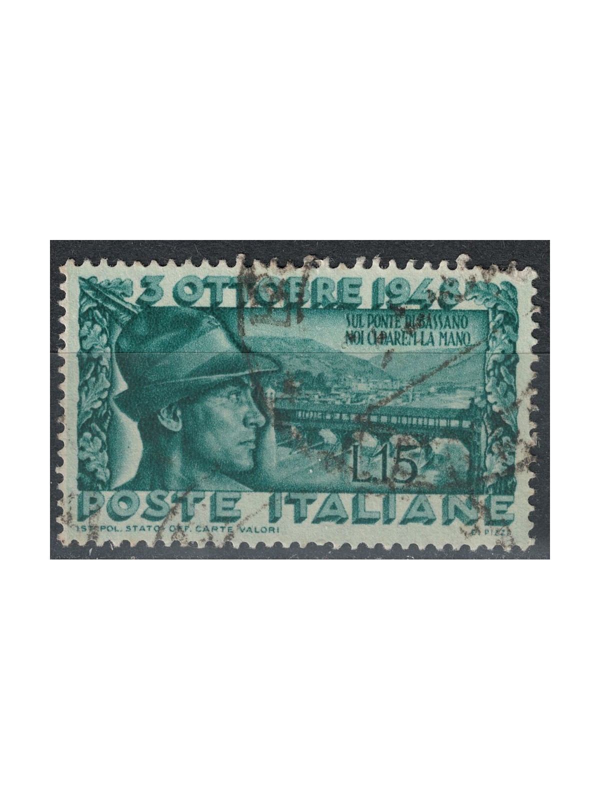 ITALY 1948 Ponte degli Alpini used